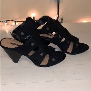 Audrey Brooke suede heels